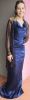 Adult Female Costumes to Hire - Nikita Midnight Blue Dress & sheer jacket - SIZE 8